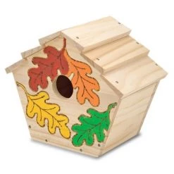 Melissa & Doug Melissa & Doug Build-Your-Own Wooden Birdhouse Craft Kit -Melissa & Doug Sales 2022 unnamed file 813