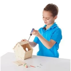 Melissa & Doug Melissa & Doug Build-Your-Own Wooden Birdhouse Craft Kit -Melissa & Doug Sales 2022 unnamed file 815