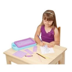 Melissa & Doug Melissa & Doug Princess Design Activity Kit - 9 Double-Sided Plates, 4 Colored Pencils, Rubbing Crayon