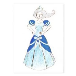 Melissa & Doug Melissa & Doug Princess Design Activity Kit - 9 Double-Sided Plates, 4 Colored Pencils, Rubbing Crayon -Melissa & Doug Sales 2022 unnamed file 833
