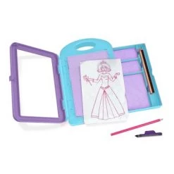Melissa & Doug Melissa & Doug Princess Design Activity Kit - 9 Double-Sided Plates, 4 Colored Pencils, Rubbing Crayon -Melissa & Doug Sales 2022 unnamed file 834