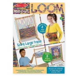 Melissa & Doug Melissa & Doug Wooden Multi-Craft Weaving Loom: Extra-Large Frame (22.75 x 16.5 inches) -Melissa & Doug Sales 2022 unnamed file 847