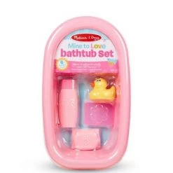 Melissa & Doug Melissa & Doug Mine to Love Baby Doll Bathtub and Accessories Set (6pc) -Melissa & Doug Sales 2022 unnamed file 900