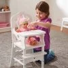 Melissa & Doug Melissa & Doug White Wooden Doll High Chair With Tray