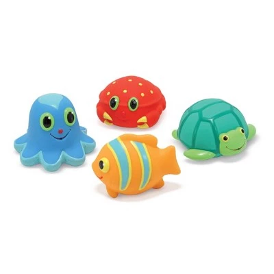 Melissa & Doug Melissa & Doug Sunny Patch Seaside Sidekicks Squirters With 4 Squeeze-and-Squirt Animals - Water Toys for Kids 3 Melissa & Doug Melissa & Doug Sunny Patch Seaside Sidekicks Squirters With 4 Squeeze-and-Squirt Animals - Water Toys for Kids - Image 2