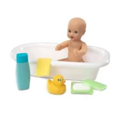 Melissa & Doug Melissa & Doug Mine to Love Bathtub Play Set - White